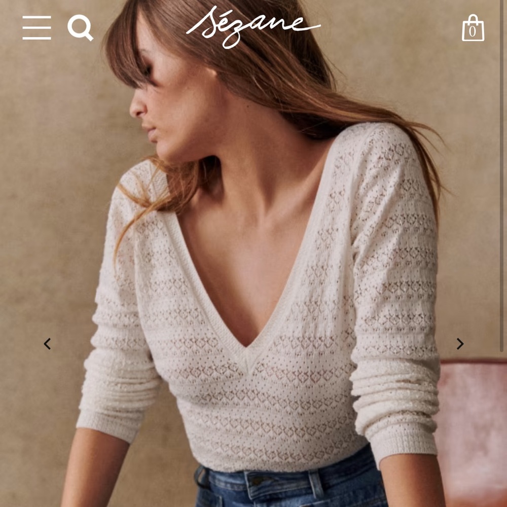Sezane Gretha sweater-brand new and never worn